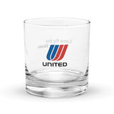 United Airlines Glass Tumbler