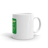 White Cardiff & Peacock Air Lines Mug